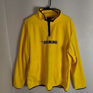 Dumbgood The Shining Yellow Fleece Quarter Zip Pullover Sweatshirt Medium
